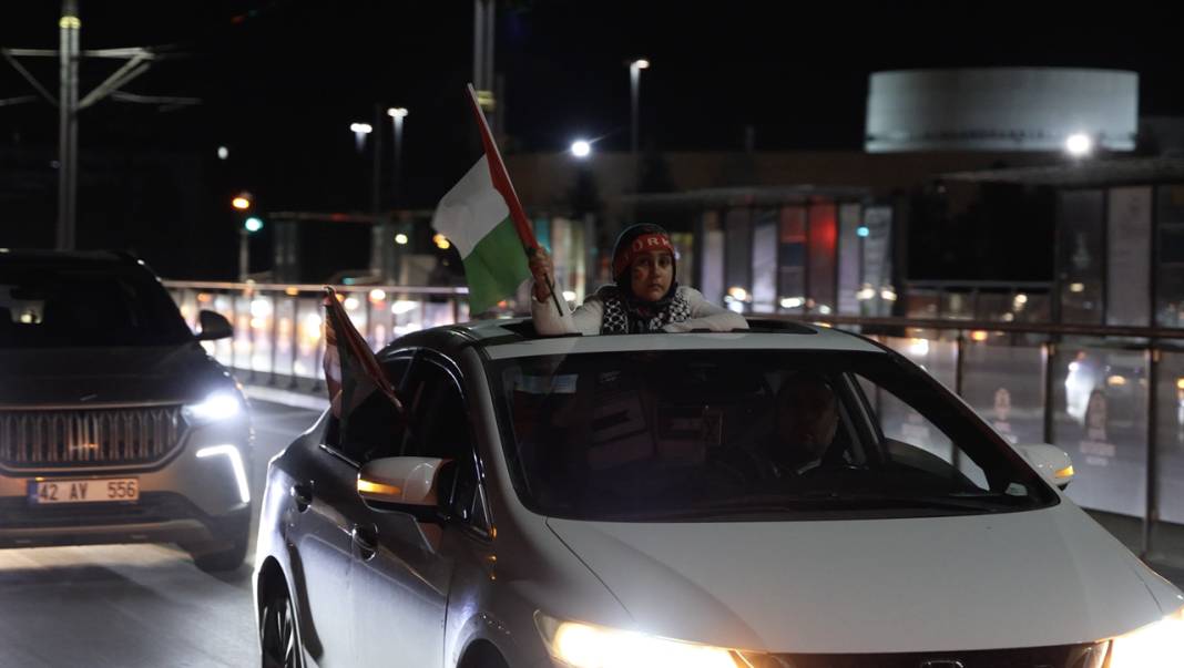 Konya'da sokaklarda aynı öfke! Yüzlerce araçlık konvoy bunun için tek yürek oldu 16